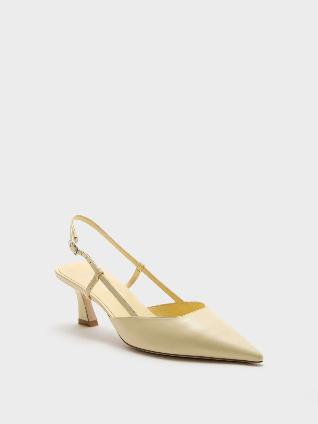 Stuart Weitzman Women's Vinnie 50 Slingback Pumps - Lemon Chiffon